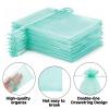 joycraft 50Pcs Aqua Blue Organza Bags - 4x6 In Jewelry Drawstring Mesh Pouch, Sheer Holiday Gift Bags for DIY Craft, Christmas Gift, Jewelry Packaging, Wedding Favor view 3