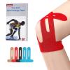 10 PCS Waterproof Kinesiology Tape for Shoulders/Knees,Precut Strips for Knee Pain Relief & Stability Support, Elastic Strong Adhesive Athletic Tape, Latex-Free Hypoallergenic Sports Tape (Red) view 1