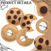 Suncalla 8 Pcs Chocolate Chip Felt Cookies Decor 2.5 Inch Brooches Chest Clip Cookies Costume Accessories for Halloween Events Party Supplies Decorations Holiday Gifts view 3
