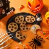 Suncalla 8 Pcs Chocolate Chip Felt Cookies Decor 2.5 Inch Brooches Chest Clip Cookies Costume Accessories for Halloween Events Party Supplies Decorations Holiday Gifts view 4