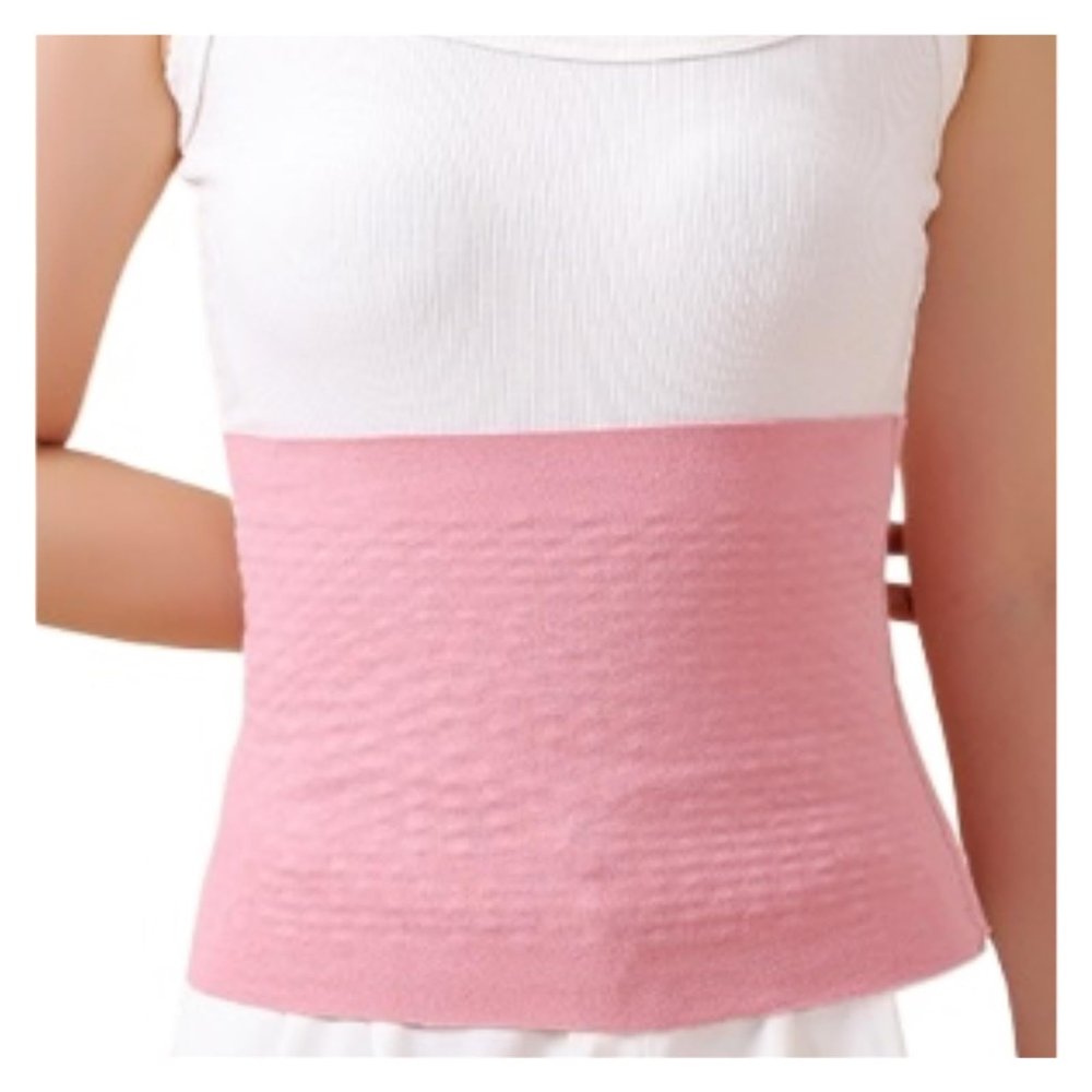 BIOMICE Waist Support Lumbar Support Warming Belt Back Protection Belt Self-Heating Waist Protection Belt Lumbar Support Belt(Pink,XX-Large)