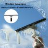 Window Cleaning Equipment, Solar Panel Cleaning kit Window Cleaning kit, extendable Window Cleaning Pole, Water Fed Telescopic Brush Squeegee Water/Hose Fed Pole ing Brus view 3