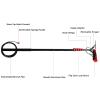 Window Cleaning Equipment, Solar Panel Cleaning kit Window Cleaning kit, extendable Window Cleaning Pole, Water Fed Telescopic Brush Squeegee Water/Hose Fed Pole ing Brus view 4