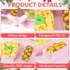 AceOrbit 21x6x2in 4 Letter Gigi Gifts for Grandma Christmas Gift Box, Cardboard Letter Shaped Flower Boxes with Lid Fillable Word Boxes, Christmas Mother's Day Gift Decorative for Chocolate view 3