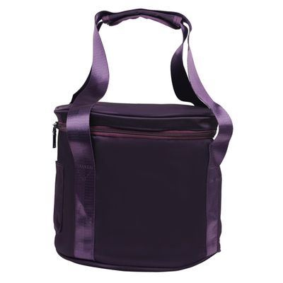 CATIEBYE Portable Purple Crystal Singing Bowl Storage Bag with Liner Lightweight Meditation Bowl Holder Multi Use Carrying Case for Singing and Items