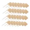 ABOOFAN 200pcs Blank Toothpick Flags Kraft Labeling Food Markers for Appetizers Cocktail Picks Cake Toppers Cheese Markers for Parties and Buffets view 1