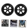 ETHZZLE 2pcs Heavy Duty Replaceable Front Universal Wheels for Wheelchair 8 Inch Multipurpose Caster Tires Compatible Standard Wheelchairs view 3