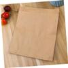 ROMISBABA 100Pcs Large Grease Kraft Paper Bags for Snacks Durable Food Paper Bags for Party Favors for Cookies Candy Popcorn view 2