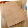 ROMISBABA 100Pcs Large Grease Kraft Paper Bags for Snacks Durable Food Paper Bags for Party Favors for Cookies Candy Popcorn view 4