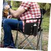HYTROVE Outdoor Camping Chair Storage Bag with Cup Holder PU Material Side Pockets for Wheelchair Picnic Beach Use Lightweight Capacity Organizer for Water Bottle and Phone view 4