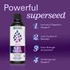ZHOU Black Seed Oil & Capsules - Black Cumin Seed Oil Cold Pressed, Pure Unrefined Nigella Sativa, Premium Supplement for Health, Hair & Skin - 8 fl oz Bottle & 60 Capsules view 3
