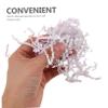 EPIGEIST Crinkle Raffia Grass Filler White Shredded Paper for Wrapping Basket Packing and Craft Decoration for Weddings Birthdays and Special Events view 4