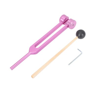 EPIGEIST 1 Set Aluminum Alloy Tuning Fork for Ear Cleaning Health Testing Pink Tuning Fork for Sound Therapy Relaxation Clinical Hearing Examinations