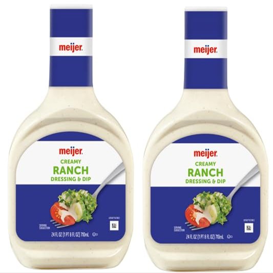 Creamy Ranch Dressing & Dip (2 Bottles, 24 oz. each)