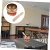 CATIEBYE 1 Set Sound Singing Bowl Copper Meditation Bowl with Wooden Stick for Music Therapy Diameter Lightweight Portable for Relief Relaxation Random Color view 2
