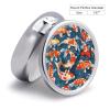 Many Fish Small Pill Box 3 Grids Travel Pill Case Portable Daily Pill Organizer with Anti-Mixing Design Easy to Retrieve Meds for Medication, Vitamin, Supplements view 2