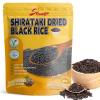 Shirataki Konjac Dried Black Rice - 16.2oz No-Cook Instant Black Rice, Keto Friendly Low-Carb Meal Alternative, Low GI, Gluten-Free, Vegan, High Fiber, Just Add Hot Water view 1