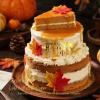 12 Pcs Fall Leaf Cake Toppers Happy Thanksgiving Letter Side Cake Decoration Gold Side Cake Decor for Autumn Thanksgiving Theme Party Cake Dessert Decoration Supplies (J12) view 4