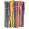 200 Pcs Colorful Plastic Straws - 8.26 Inch Flexible Disposable Drinking Straws for Parties, Cafes & Home Use view 1