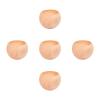5 Small Round Wooden Diffusers for Essential Oils Egg Shaped 1inch 2.5cm Portable Decor Smokeless for Office Car Wardrobe view 1