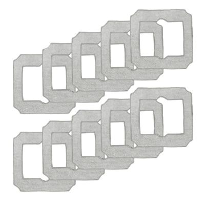 vamarads 4/10pcs Mopping PadsCompatible for ECOVACS Compatible for WINBOT MINI Mop Cloth Automatic Window Cleaner Rags Home Appliance Accessories(10 Pack)