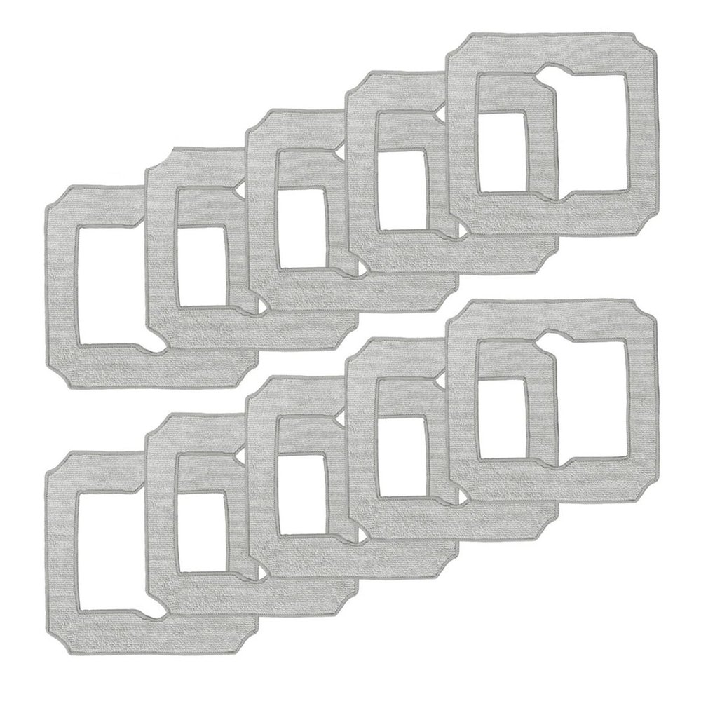 vamarads 4/10pcs Mopping PadsCompatible for ECOVACS Compatible for WINBOT MINI Mop Cloth Automatic Window Cleaner Rags Home Appliance Accessories(10 Pack)