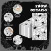 100 PCS Halloween Napkins - Spider Webs Design, Cocktail Disposable Paper Napkins, Decorative Dinner Hand Napkin for Festival Birthday Party Decoration view 2