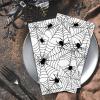 100 PCS Halloween Napkins - Spider Webs Design, Cocktail Disposable Paper Napkins, Decorative Dinner Hand Napkin for Festival Birthday Party Decoration view 4