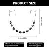 1 Pair of Temporary Tooth Decoration, Teeth Retainer Practical Brackets para Dientes Sturdy Retenedores de Dientes Ortodoncia Props for Dental Students to Practice (Black) view 2