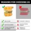 1 Pair of Temporary Tooth Decoration, Teeth Retainer Practical Brackets para Dientes Sturdy Retenedores de Dientes Ortodoncia Props for Dental Students to Practice (Black) view 3