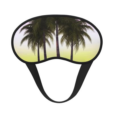 Sleep Eye Mask for Women Men,Soft Comfortable Sleep Mask Blackout Sleeping Eye Cover for Travel Yoga Nap Shift Work Tropical Palm Tree