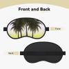 Sleep Eye Mask for Women Men,Soft Comfortable Sleep Mask Blackout Sleeping Eye Cover for Travel Yoga Nap Shift Work Tropical Palm Tree view 2