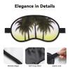 Sleep Eye Mask for Women Men,Soft Comfortable Sleep Mask Blackout Sleeping Eye Cover for Travel Yoga Nap Shift Work Tropical Palm Tree view 3