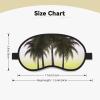Sleep Eye Mask for Women Men,Soft Comfortable Sleep Mask Blackout Sleeping Eye Cover for Travel Yoga Nap Shift Work Tropical Palm Tree view 4