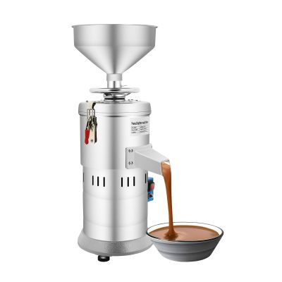 1100W Peanut Butter Maker Machine Nut Butter Machine, 110V 33 Lbs/H Electric Grain Grinder, Stainless Steel Sesame Sauce Peanut Nut Butters Maker
