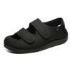 VEACAM Summer Orthopedic Diabetic Sandals Wide Width Adjustable Straps Sneakers Swollen Feet Lightweight & Breathable Mesh Walking Shoes,Black,5.5 view 1
