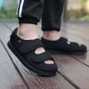 VEACAM Summer Orthopedic Diabetic Sandals Wide Width Adjustable Straps Sneakers Swollen Feet Lightweight & Breathable Mesh Walking Shoes,Black,5.5 view 3