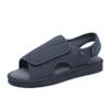 VEACAM Men's Edema Diabetic Shoes Adjustable Wide Width Walking Sandals Lightweight Comfy Orthopedic Slippers for Elderly Swollen Feet,Blue,4.5 view 1