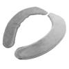 QUMIIRITY 1 Pair Washable Thicken Toilet Cover Versatile Flannel Toilet Mats for Bathroom Grey and Reusable Easy to Assemble for Comfort and view 1
