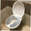 QUMIIRITY 1 Pair Washable Thicken Toilet Cover Versatile Flannel Toilet Mats for Bathroom Grey and Reusable Easy to Assemble for Comfort and view 3