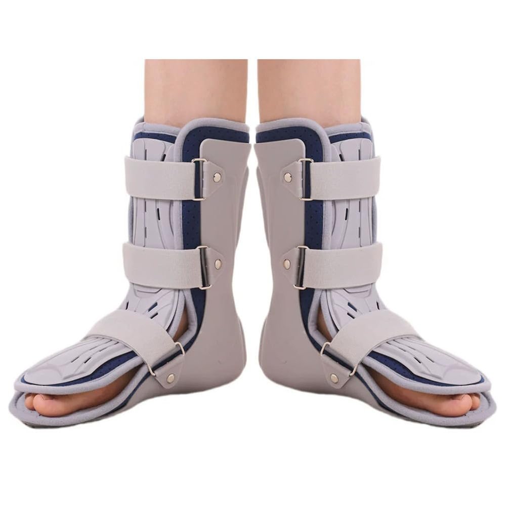 SFKLYU Orthosis Leg Brace Support, AFO Drop Foot Splint, Ankle Brace for Women Men, Plantar Fasciitis Night Splint for Treating Plantar Fasciitis and Achilles Tendonitis,1 Pair,S