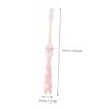 HOODANCOS 3pcs Cartoon Toothbrush Soft Bristles Wheat Straw Material Friendly Design Nordic Green for Gentle Oral Care view 3