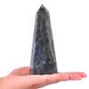 SMOHEAL Labradorite Large Crystal Tower Natural Healing Crystal Point Wand Obelisk for Reiki Meditation Crystal Grid Decoration 1-1.5 LBS view 1