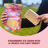 Star Candies Strawberry Freeze Dried Ice Cream Sandwich | No Melting Freeze Dried Candy | Crunchy & Delicious Camping Food | Premium Astronaut Ice Cream Sandwich | Space and Astronaut Snack | 5 count view 4