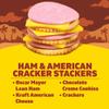 Salutem Vita Ham & American Cheese Snack Pack, 3.2 oz, Gift Set Pack of 12 view 4