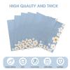 100 Pack Cocktail Napkins, Blue-White Flowers Beverage Napkins Tea Party Decorations, Drink Napkins Cocktail Napkins Disposable for Bar Birthday Hotel Restaurant Folded 5 x 5 Inches view 4