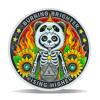 10 Year Panda Skull Sunflower Sobriety Coin Burning Brighter NA Medallion Spiritual Token for Recovery & Clean Time NA AA Chips Gift for Men & Women view 1