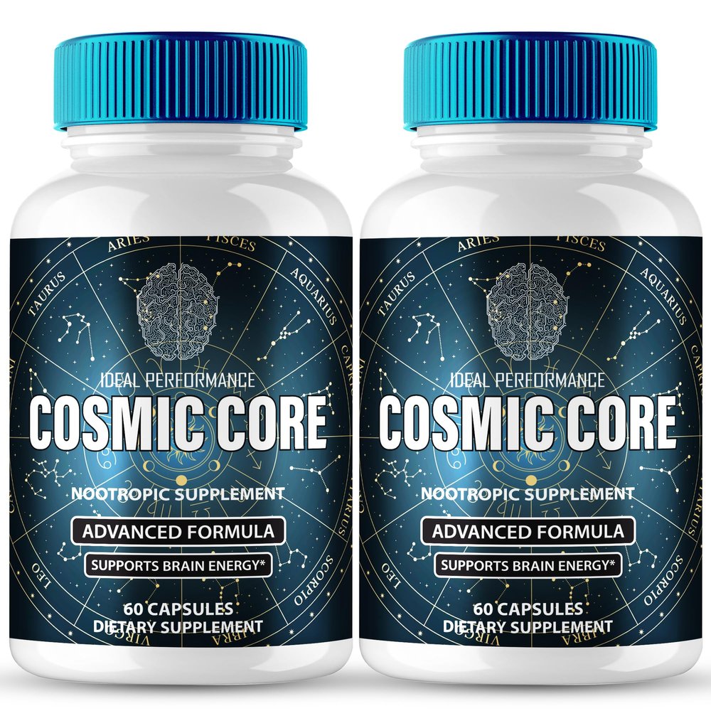 Cosmic Core Capsules, Official Cosmic Core Brain & Memory Supplement Pills, Advanced Nootropic Pills Brain Health Support, All Natural CosmicCore Cognitive Health & Function Reviews (2 Pack)
