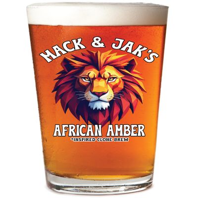 Tapcraft - Mac & Jack's African Amber Beer Recipe Ingredients Kit - Home Brew Beer Recipe - Brew Your Own Beer at Home - Beer Brewing Recipe Kit