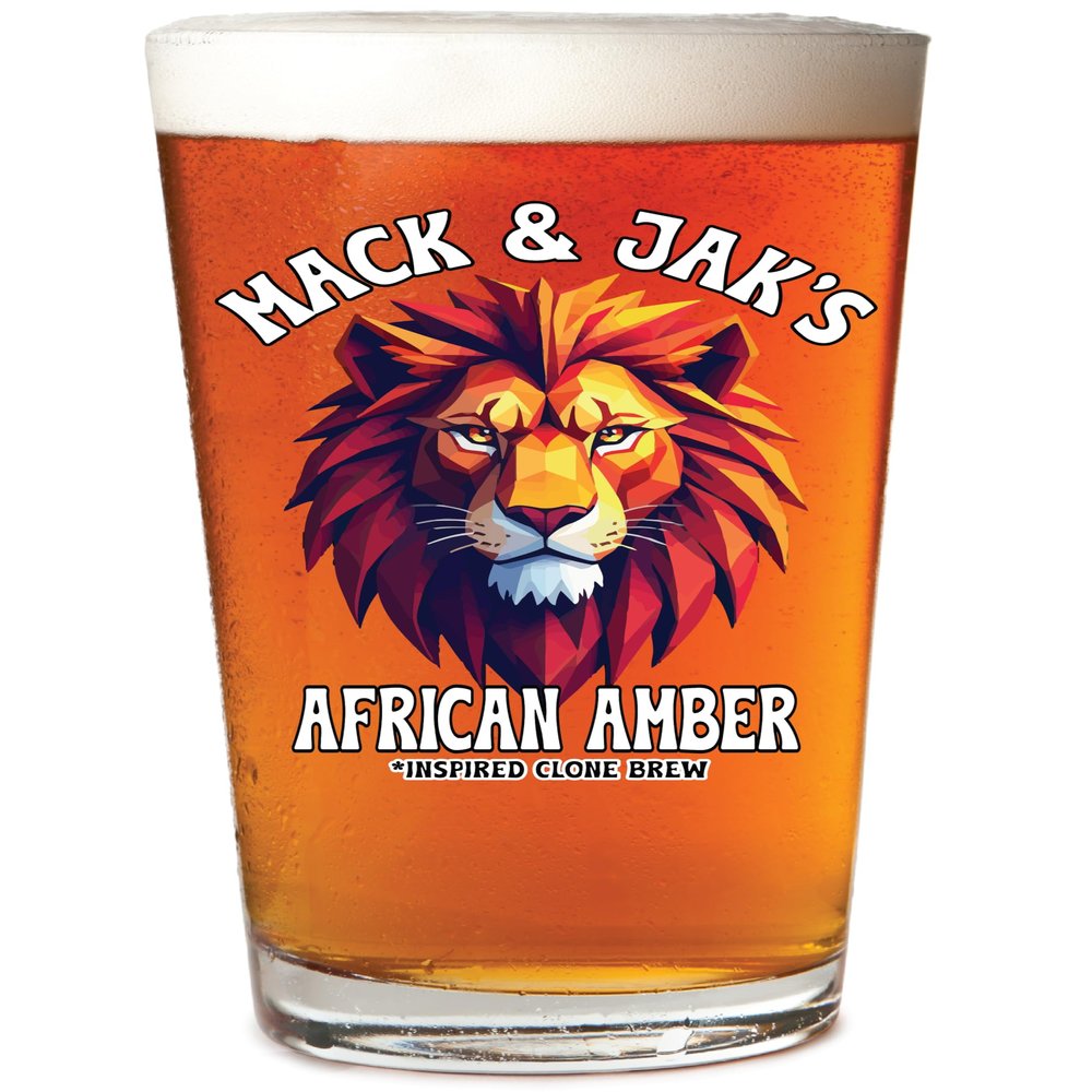 Tapcraft - Mac & Jack's African Amber Beer Recipe Ingredients Kit - Home Brew Beer Recipe - Brew Your Own Beer at Home - Beer Brewing Recipe Kit